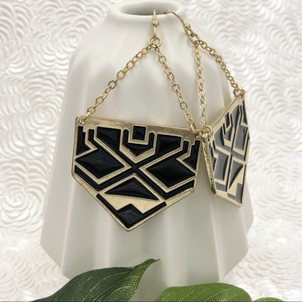 🌼 Tribal Aztec Arrow Dangle Earrings